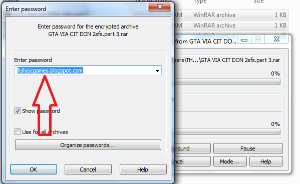 gta vice city password file
